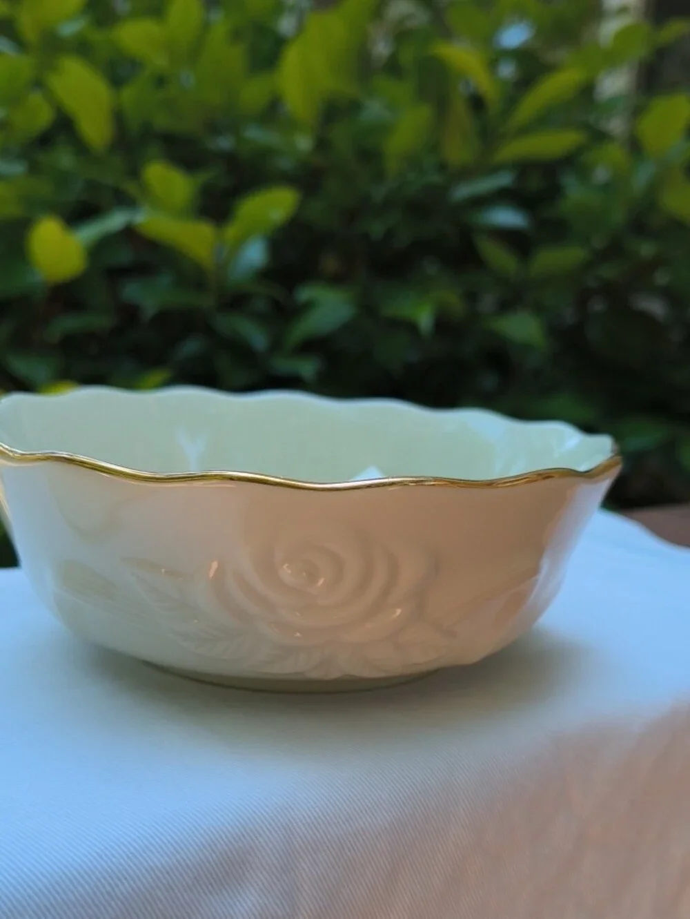 Lenox Porcelain Bowls with Certified Gold Trim / Candle Stick Holder Formal Set